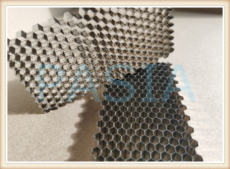 0.06Mm Foil Aluminum Honeycomb Grid Core Of Small Cell
