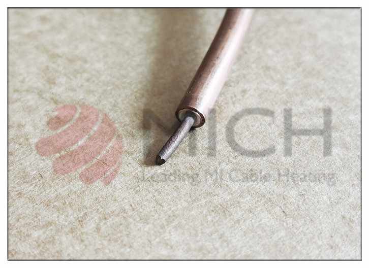 Crude Oil Extraction Copper Sheathed Heat Tracing Cable 600V Single Conductor
